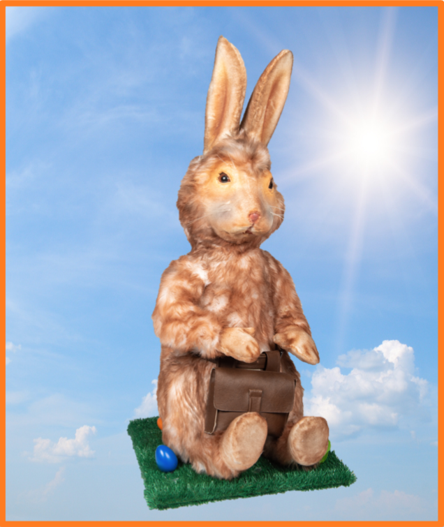 Mekanisk Påske Figur # 7
Hare med lille bamse
Video: Ja, klik på billedet
Størrelse: 90 cm. høj
Strøm: 230.v.