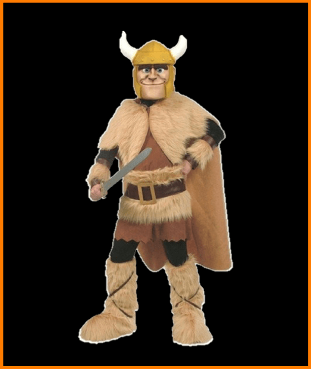 Katalog kostume # 065
Viking m/ formstøbt hovede