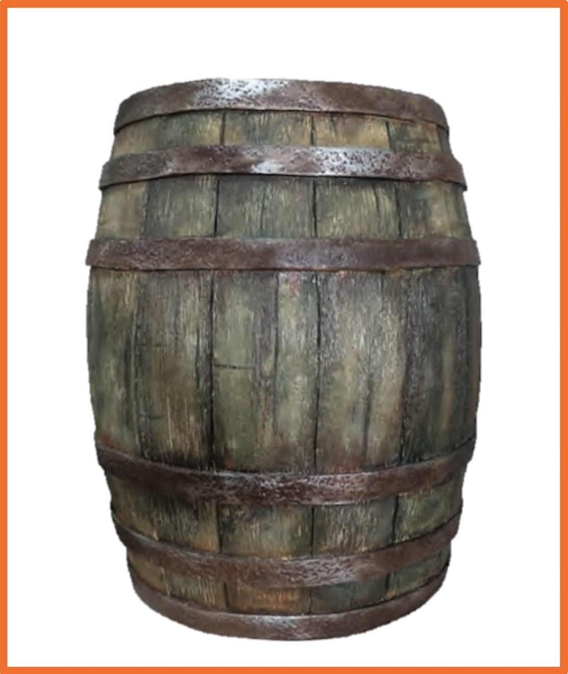 Sørøver Whiskey & Vin Tønde
Materiale: Glasfiber
Størrelse: L. 60 x B. 60 x H. 80 cm.
*