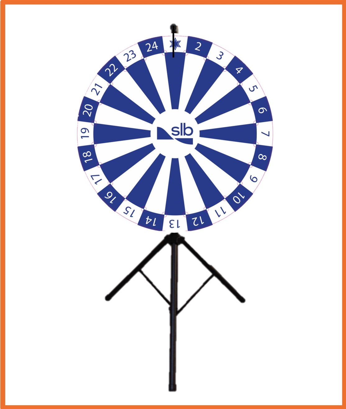 100 cm. Lykkehjul produceret til
TESS / SLB