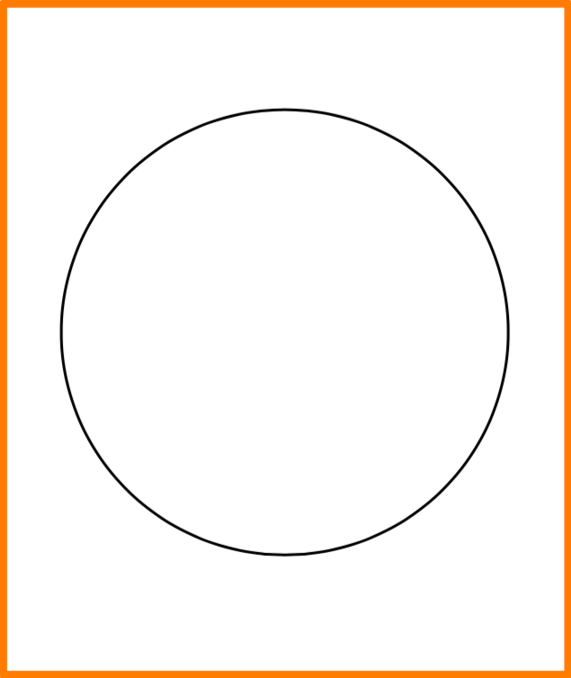 *
Trin 1.

Lav en cirkel, (Ø) i den størrelse du ønsker lykkehjuls pladen