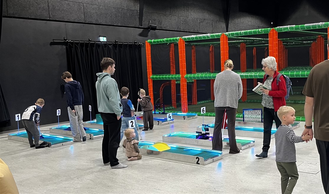 9 stk. solgt Minigolfbaner til FunArt, Blokhus
*
