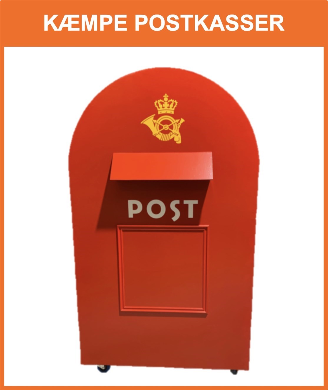 Lej en kæmpe postkasse til dit event
*