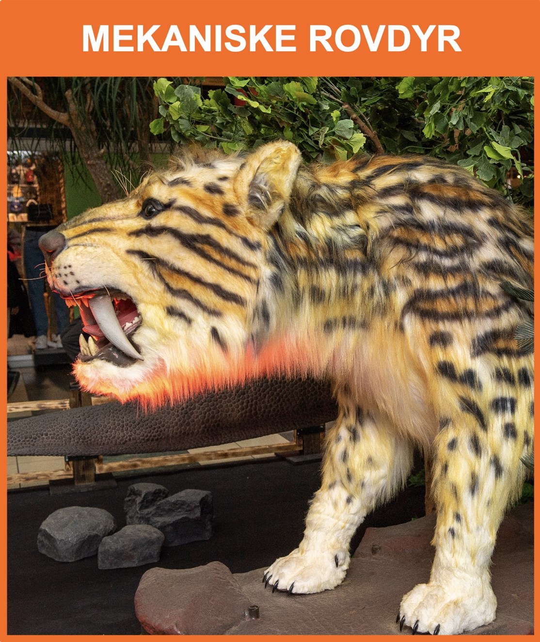 Primal Predators / Verdens Farligste Rovdyr
Ny stor udstilling med mekaniske vilde dyr 
*