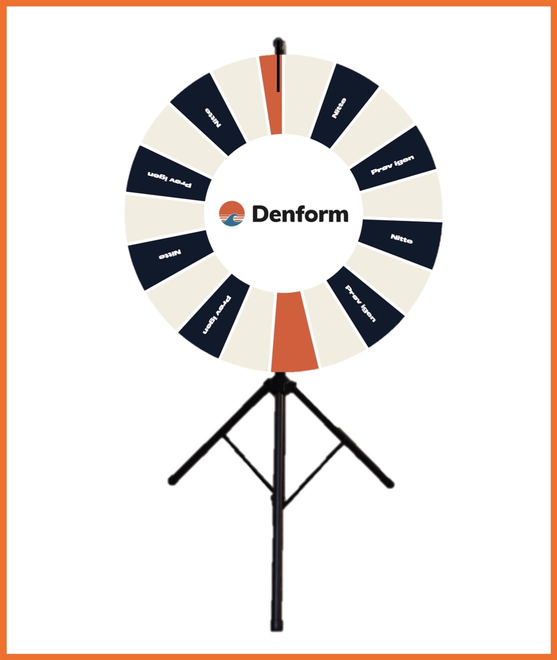 Design Selv Lykkehjul produceret til
DENFORM, DANMARK