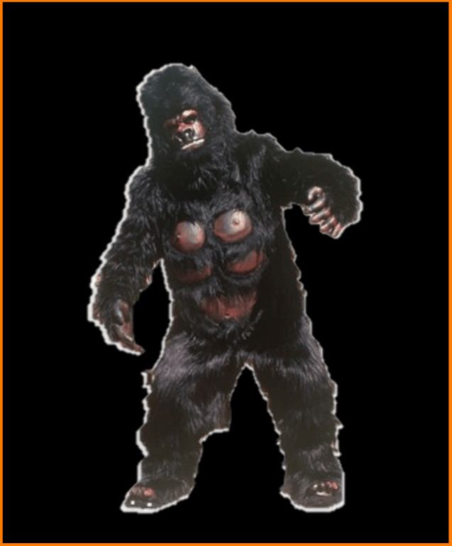 Katalog kostume # 024
Gorilla m/ formstøbt hovede