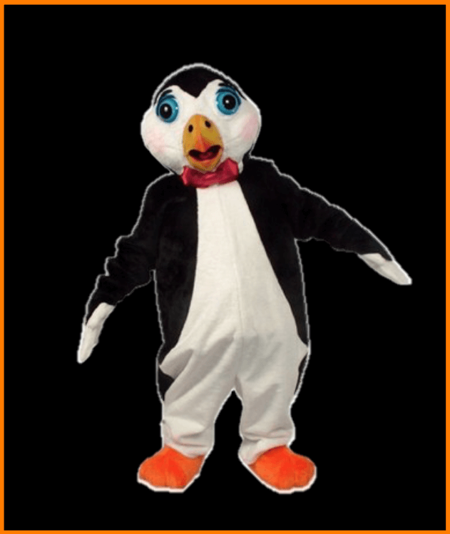 Katalog kostume # 098
Pingvin m/ formstøbt hovede